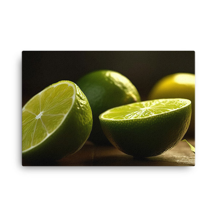 Zesty Limes canvas - Posterfy.AI