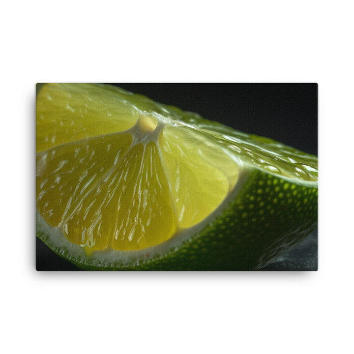 Lime Slice canvas - Posterfy.AI