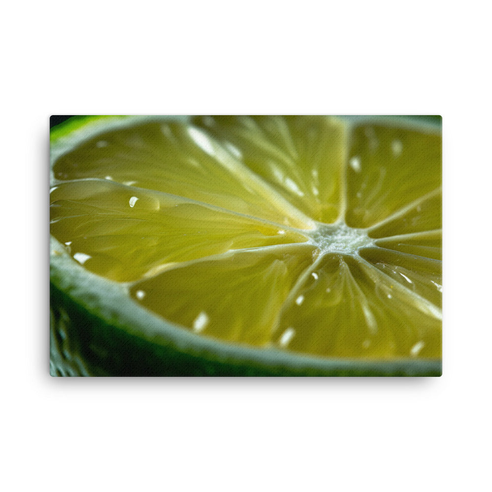 Lime Slice canvas - Posterfy.AI