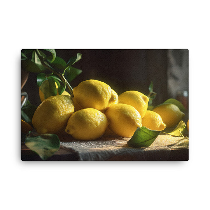 Sunny Citrus canvas - Posterfy.AI