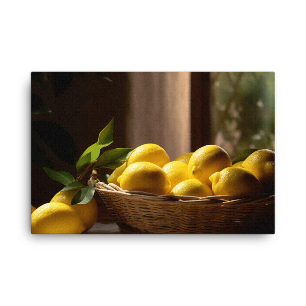 Sunny Citrus canvas - Posterfy.AI