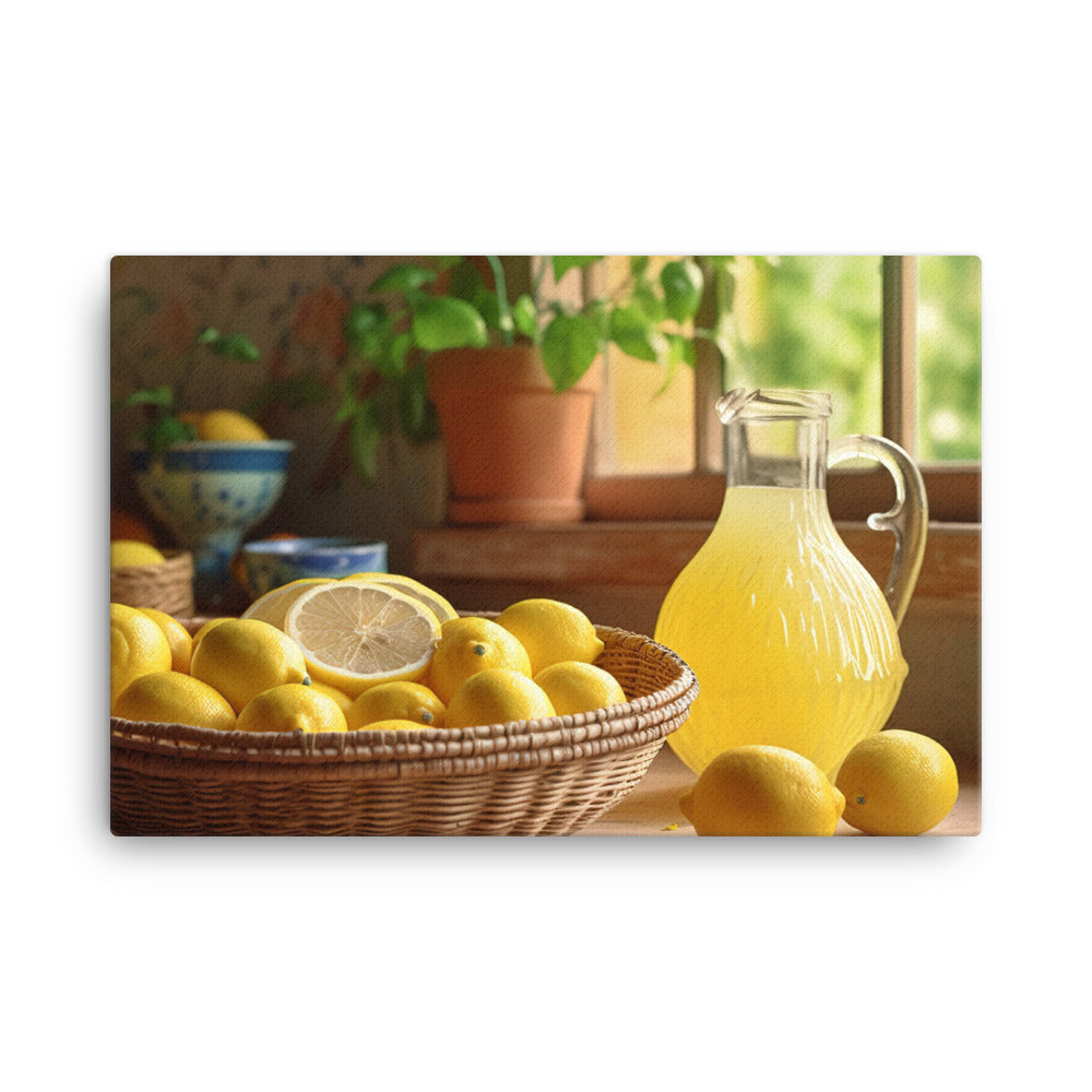 Lemonade Stand canvas - Posterfy.AI