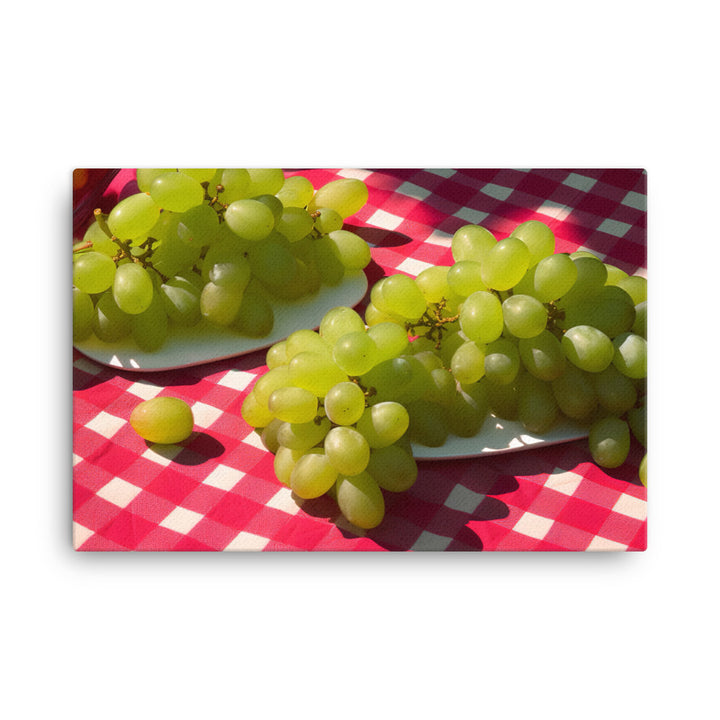 Fresh Grapes canvas - Posterfy.AI