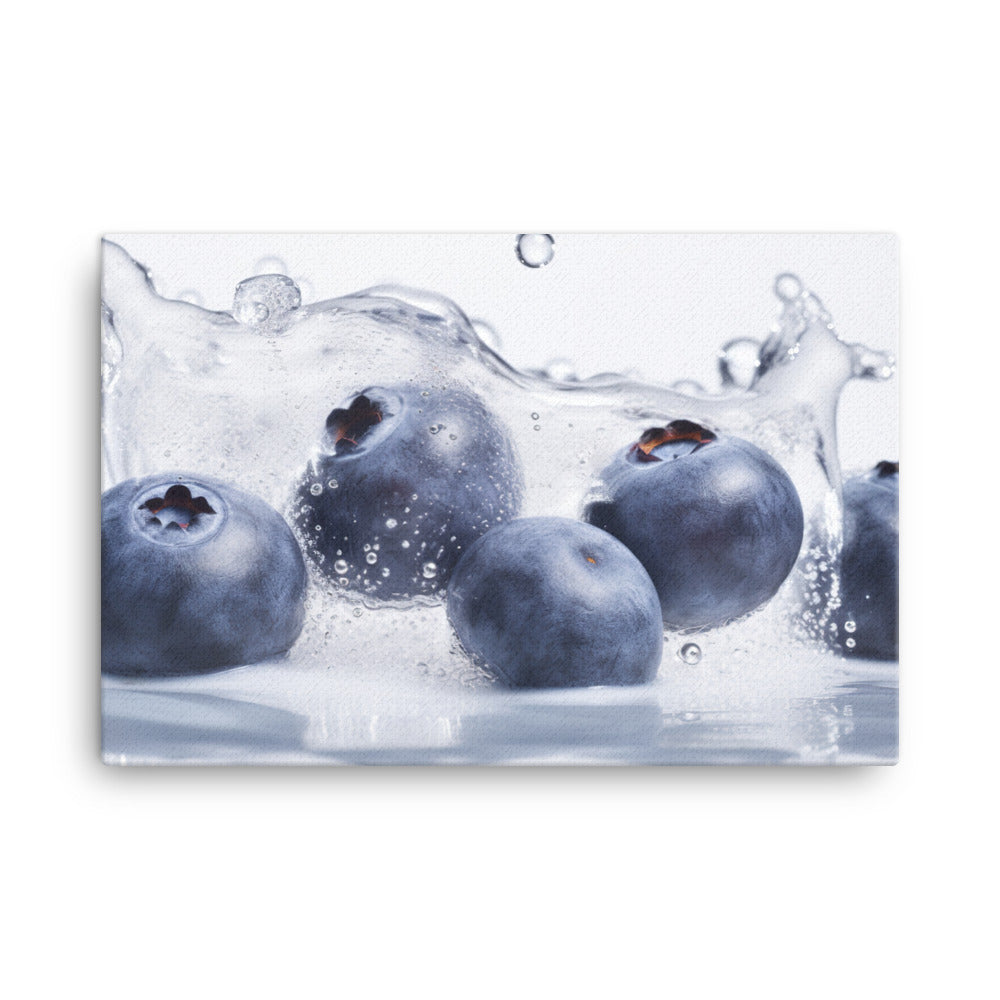 Blueberry Explosion canvas - Posterfy.AI