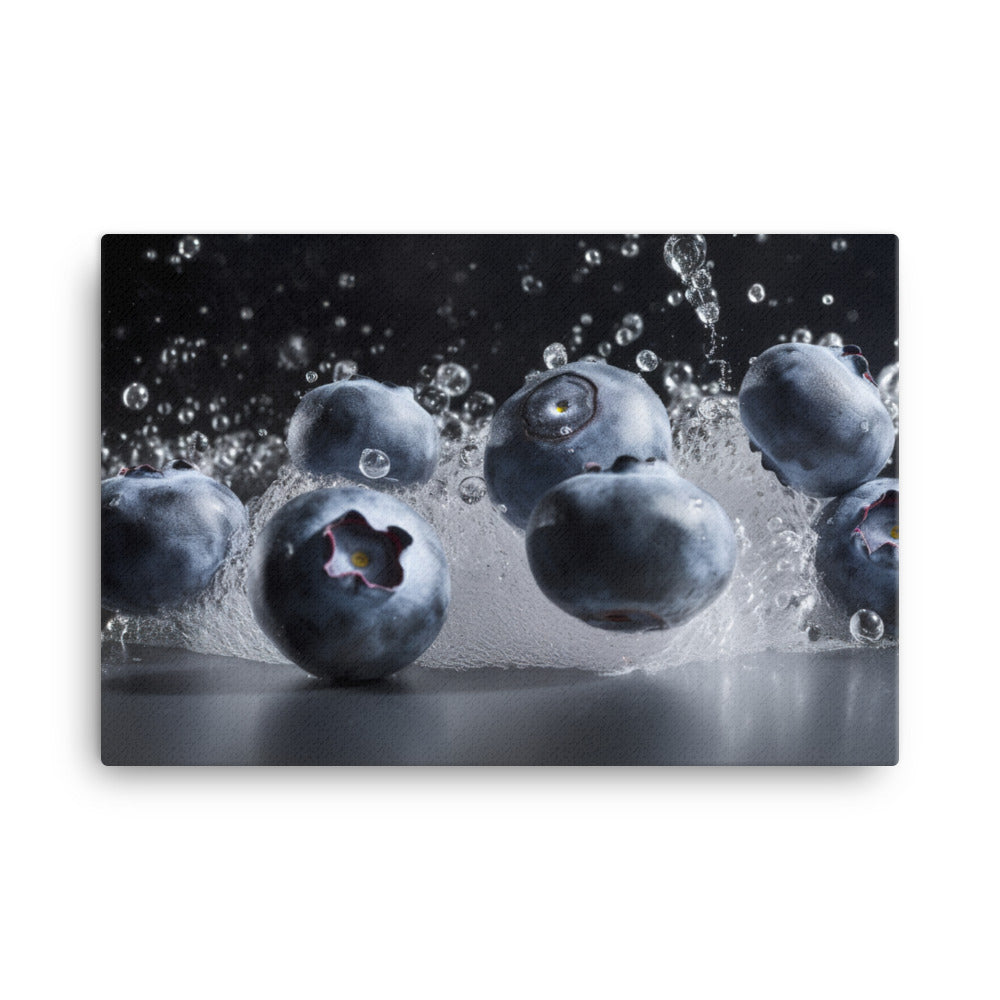 Blueberry Explosion canvas - Posterfy.AI