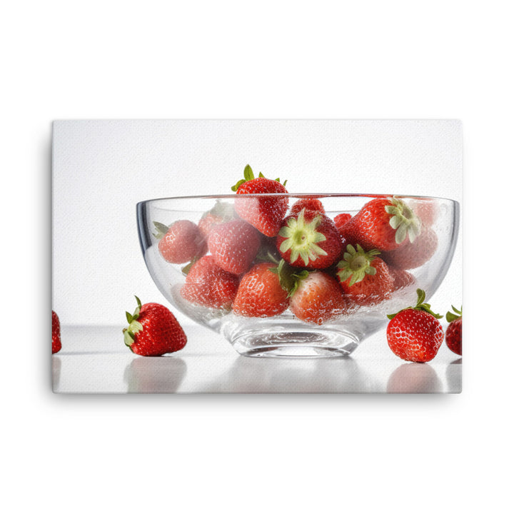 Strawberry canvas - Posterfy.AI