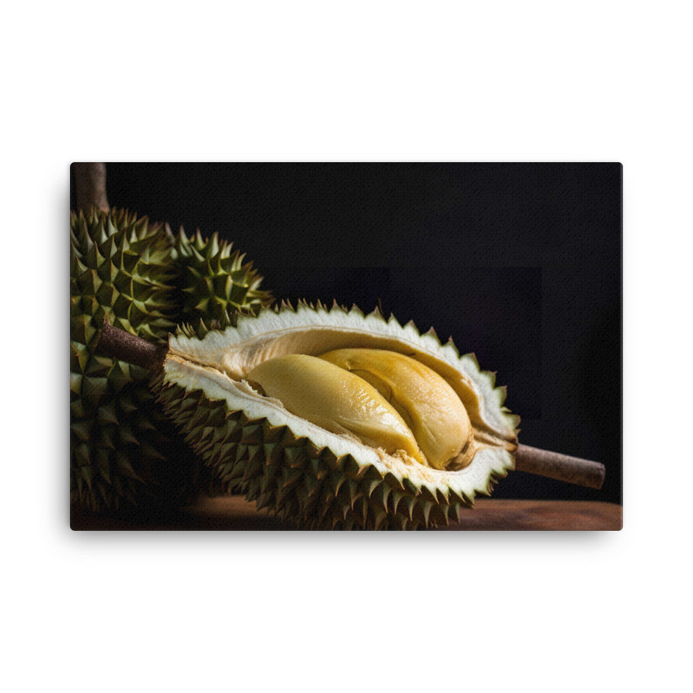 Durian Fruit as a Culinary Delight canvas - Posterfy.AI