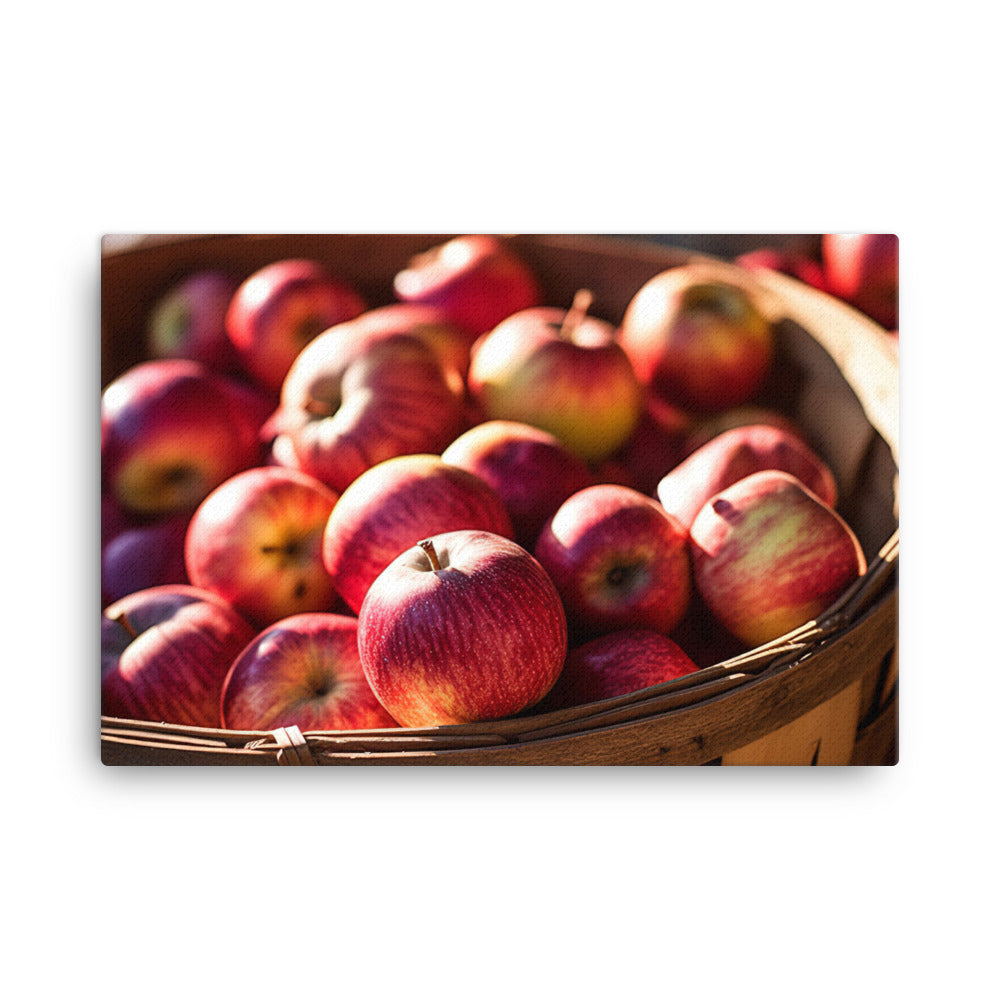 The Beauty of Fresh Apples canvas - Posterfy.AI