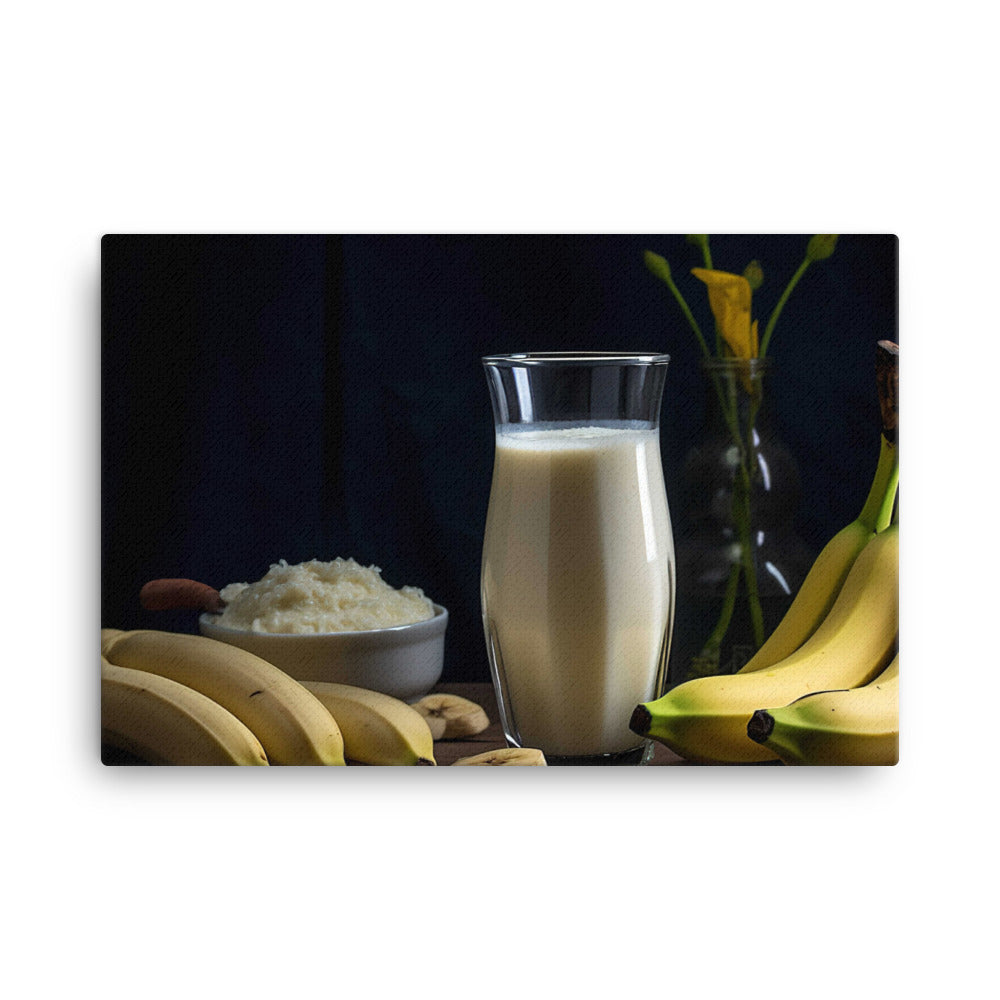 The Perfect Banana Smoothie canvas - Posterfy.AI