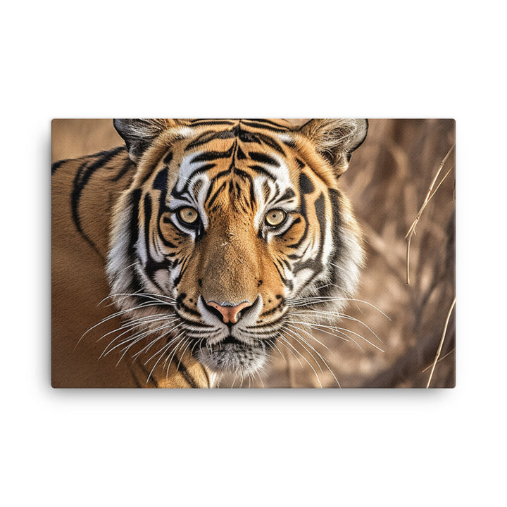 Majestic Bengal Tiger in the Wild canvas - Posterfy.AI