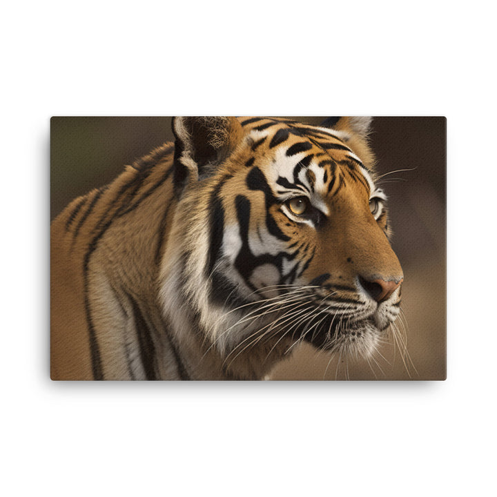 Majestic Bengal Tiger in the Wild canvas - Posterfy.AI