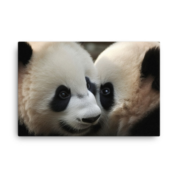 Panda Love canvas - Posterfy.AI