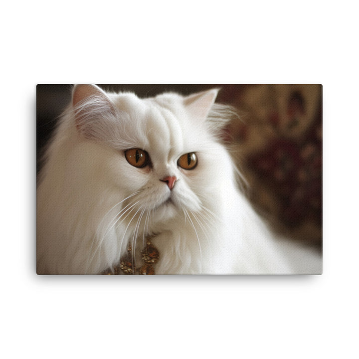 Elegant Persian Queen canvas - Posterfy.AI