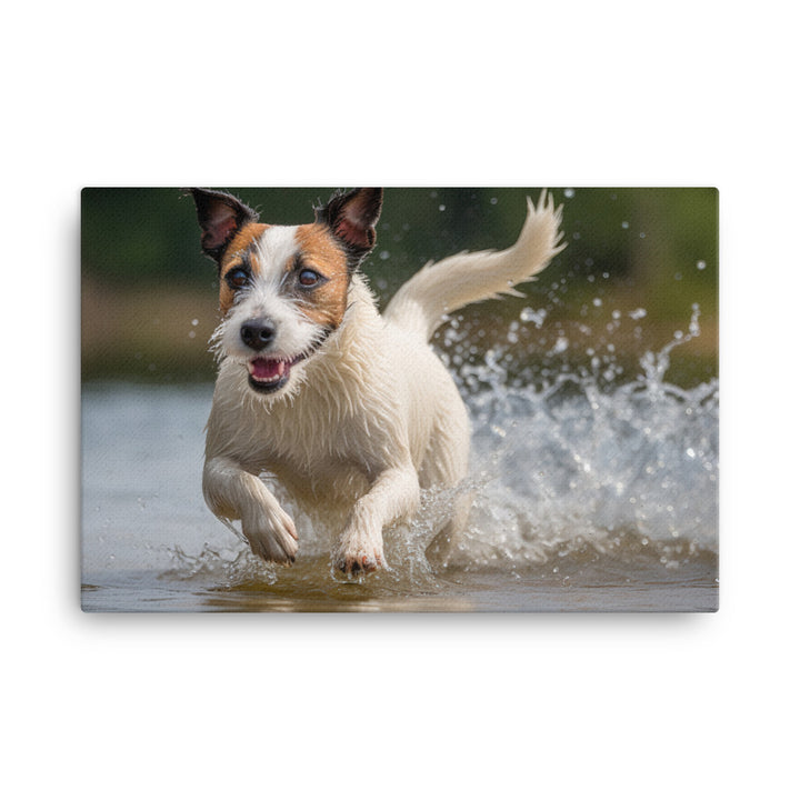 Jack Russell Terriers Comical Expression canvas - Posterfy.AI