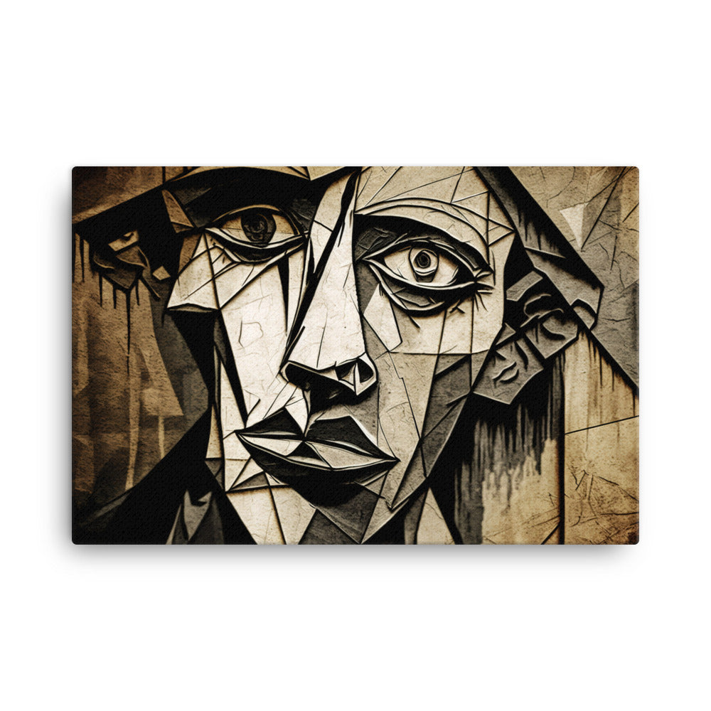 People in Picasso style canvas - Posterfy.AI