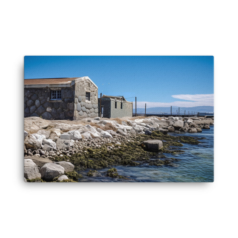 The Historical Beauty of Robben Island canvas - Posterfy.AI