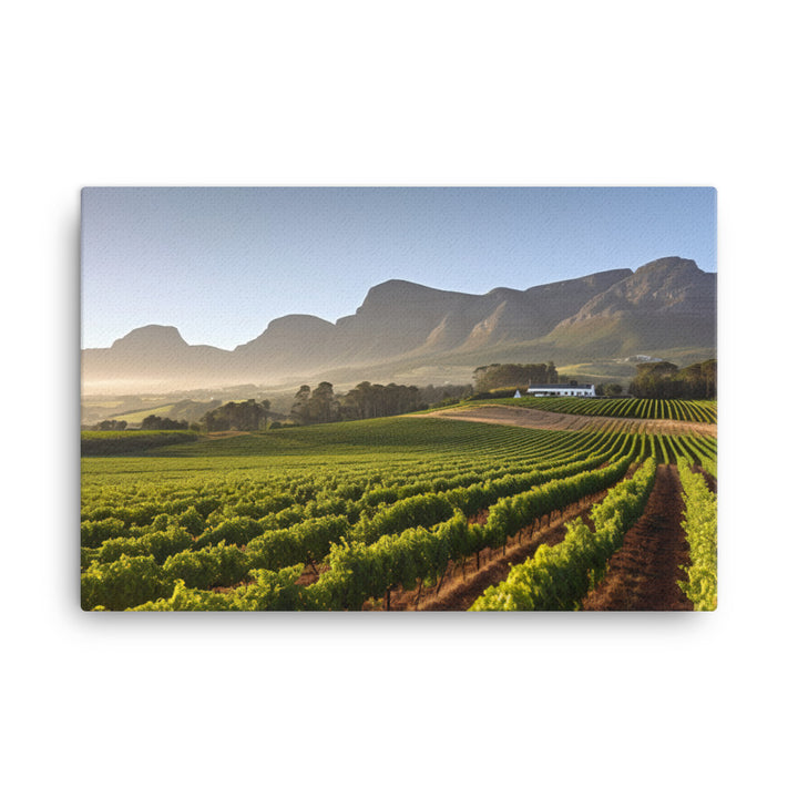 Explore Cape Towns Winelands canvas - Posterfy.AI