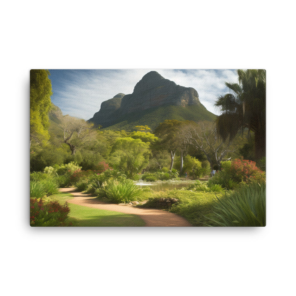 Capture the Serenity of Kirstenbosch Botanical Garden canvas - Posterfy.AI