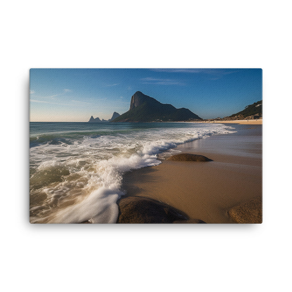 Pristine Beaches of Rio canvas - Posterfy.AI