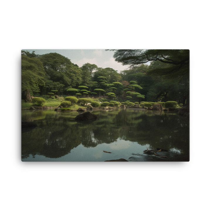 The Tranquil Side of Tokyo canvas - Posterfy.AI