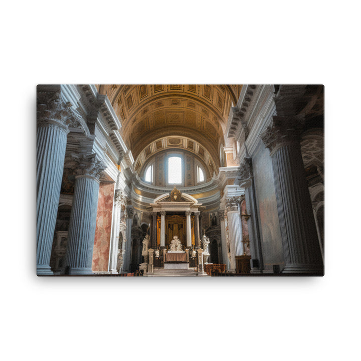 Romes Beautiful Churches canvas - Posterfy.AI