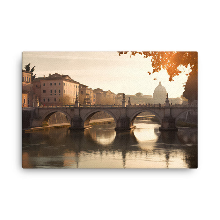 Romantic Rome canvas - Posterfy.AI