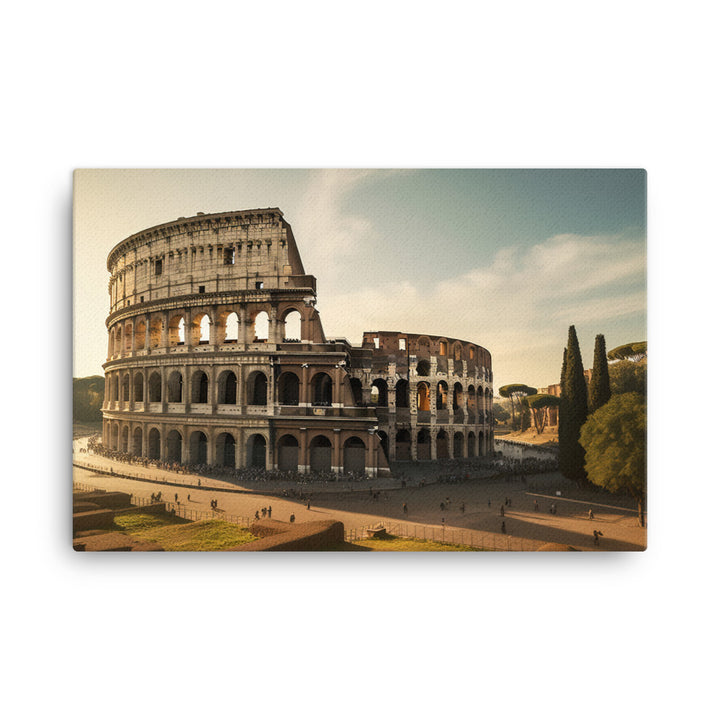 Discovering Romes Ancient Wonders canvas - Posterfy.AI