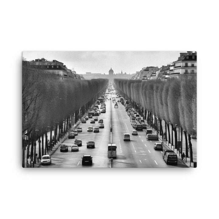 Artistic Avenue des Champs lyses canvas - Posterfy.AI