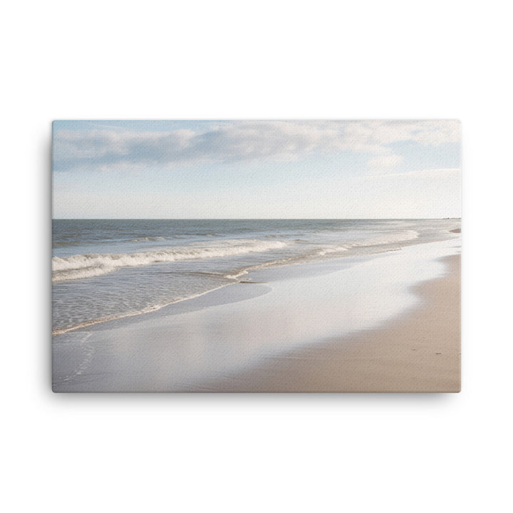 The Tranquil Beach canvas - Posterfy.AI