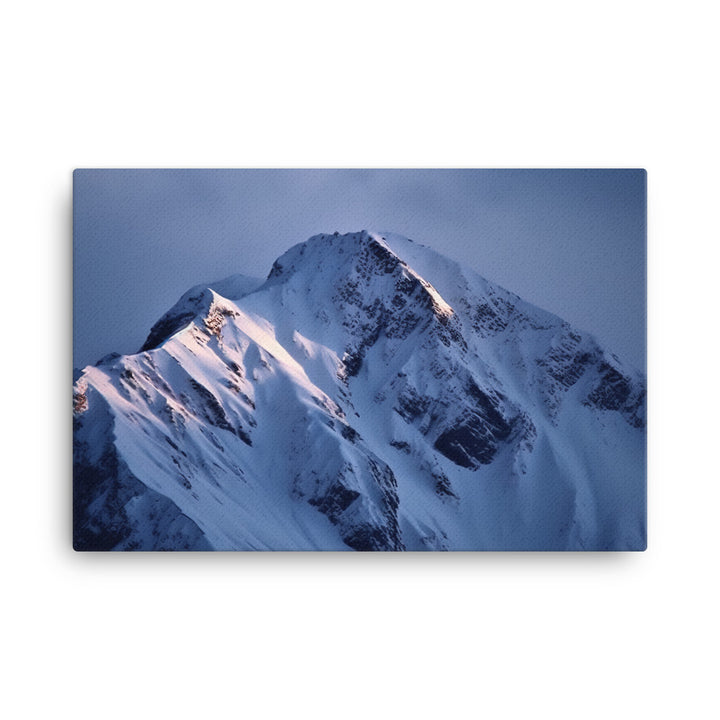 Snowy Mountain Peak canvas - Posterfy.AI