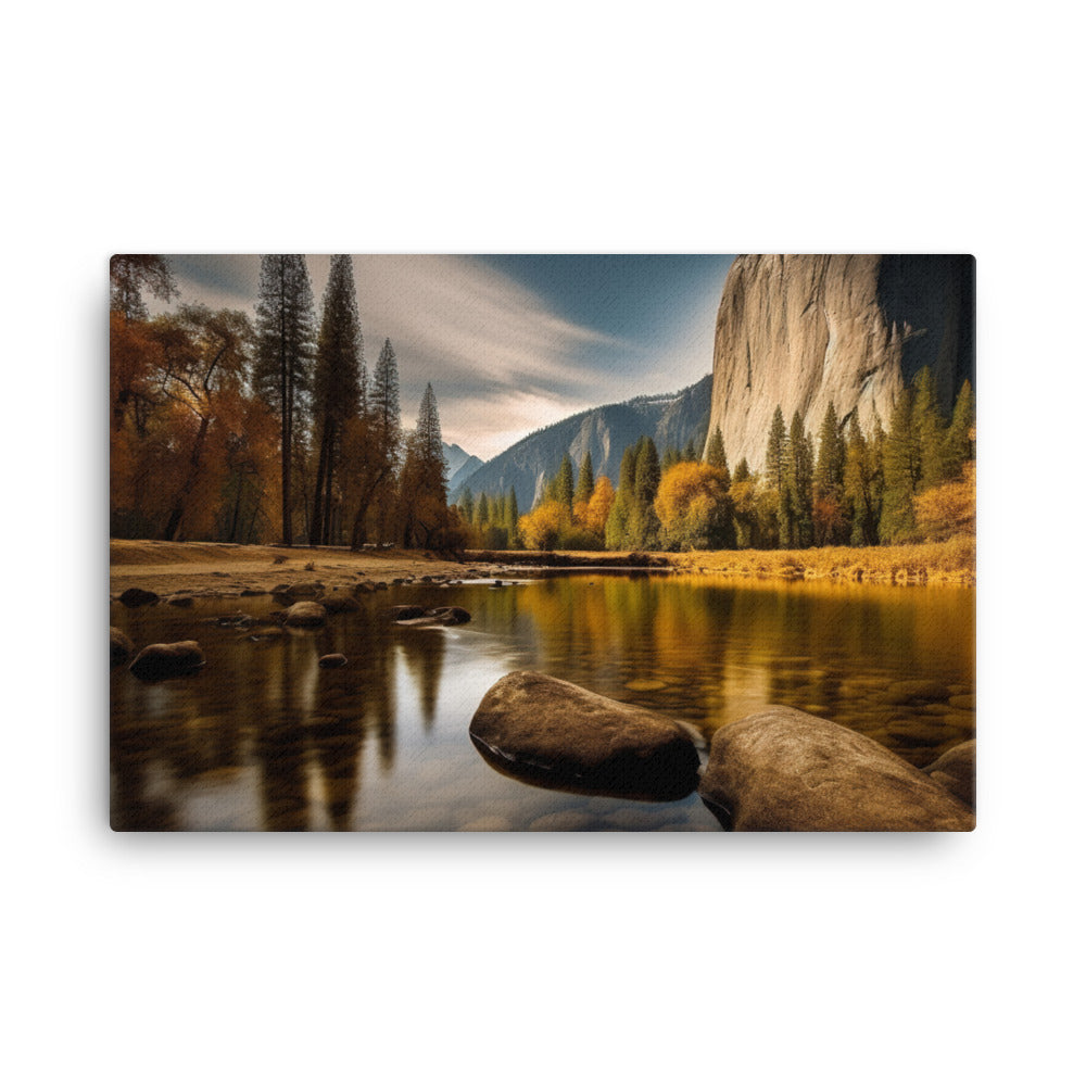 Majestic Yosemite National Park canvas - Posterfy.AI