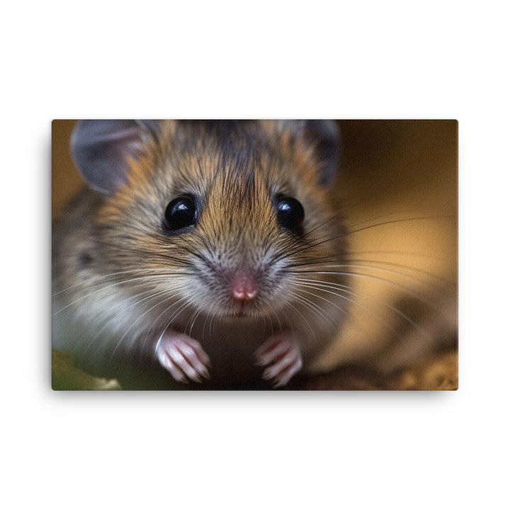 Adorable Woodland Jumping Mouse canvas - Posterfy.AI