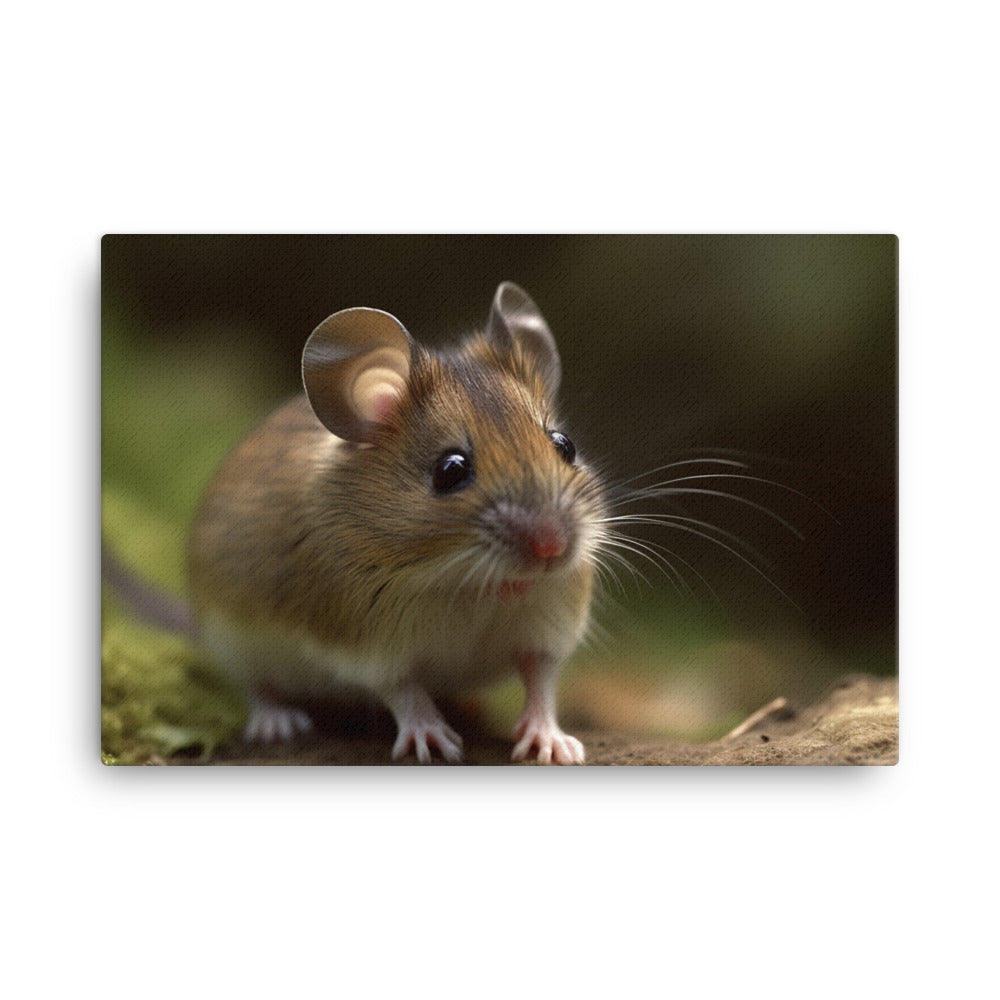 Adorable Woodland Jumping Mouse canvas - Posterfy.AI