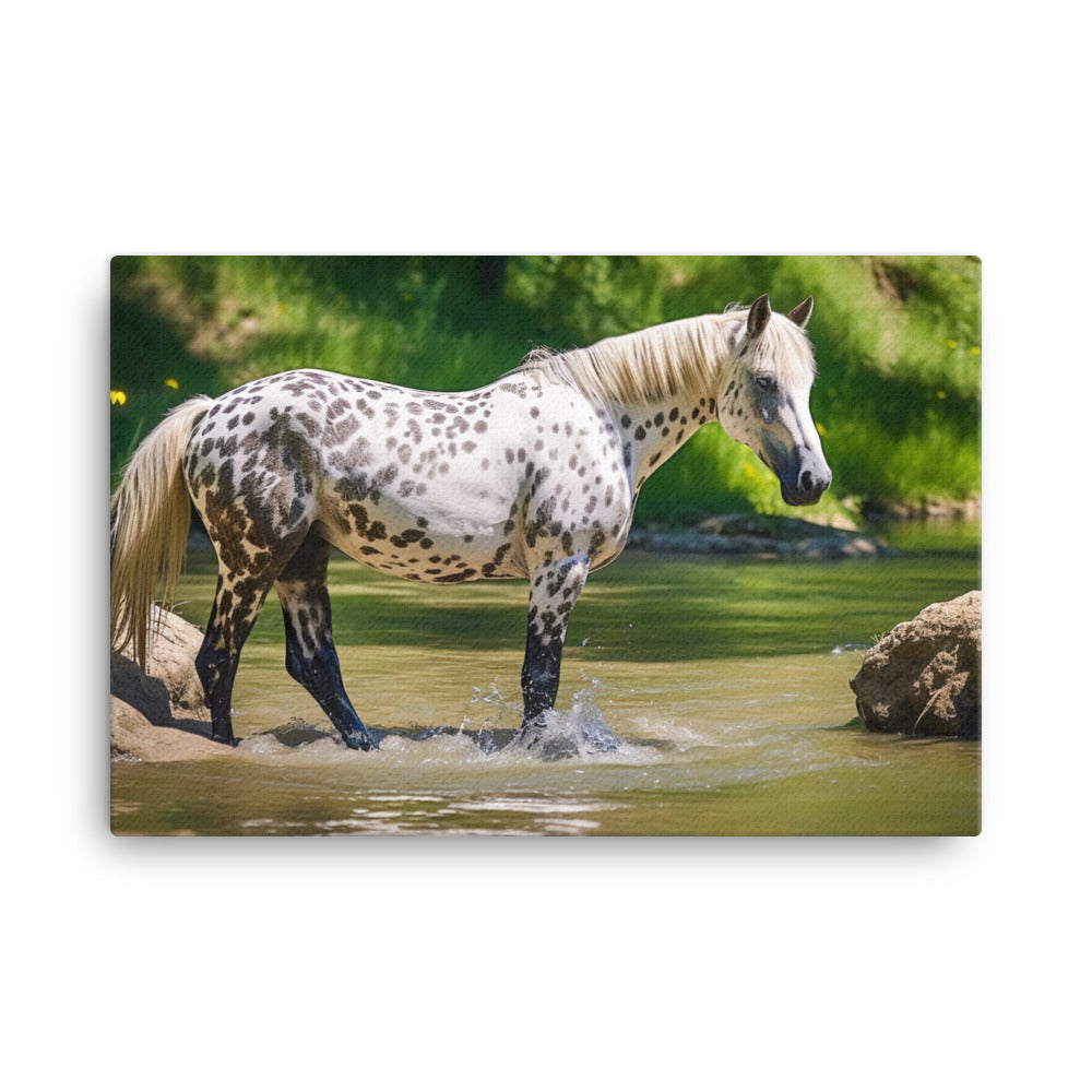 Dappled Appaloosa Horse canvas - Posterfy.AI