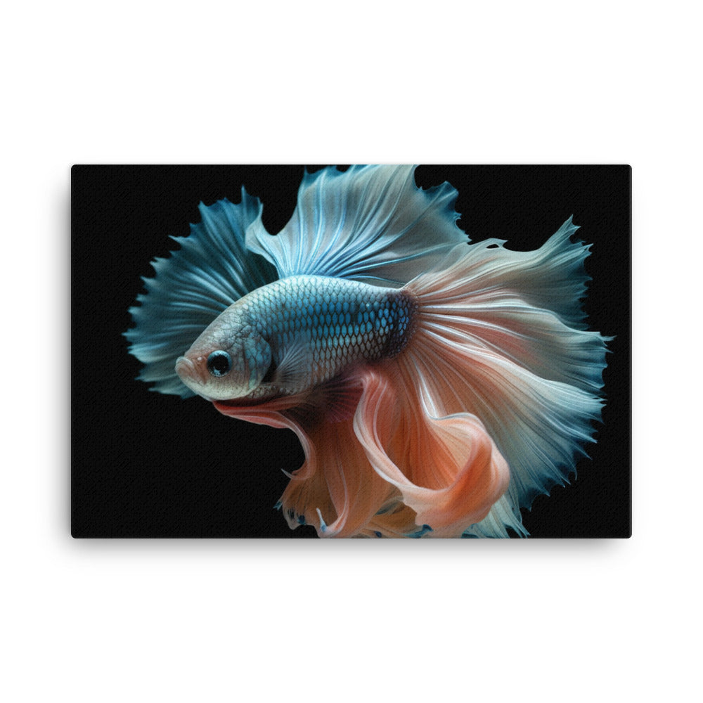 Graceful Siamese Fighting Fish canvas - Posterfy.AI