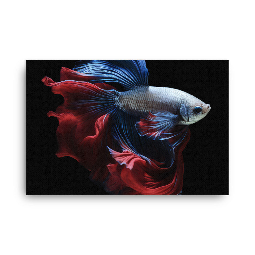 Graceful Siamese Fighting Fish canvas - Posterfy.AI
