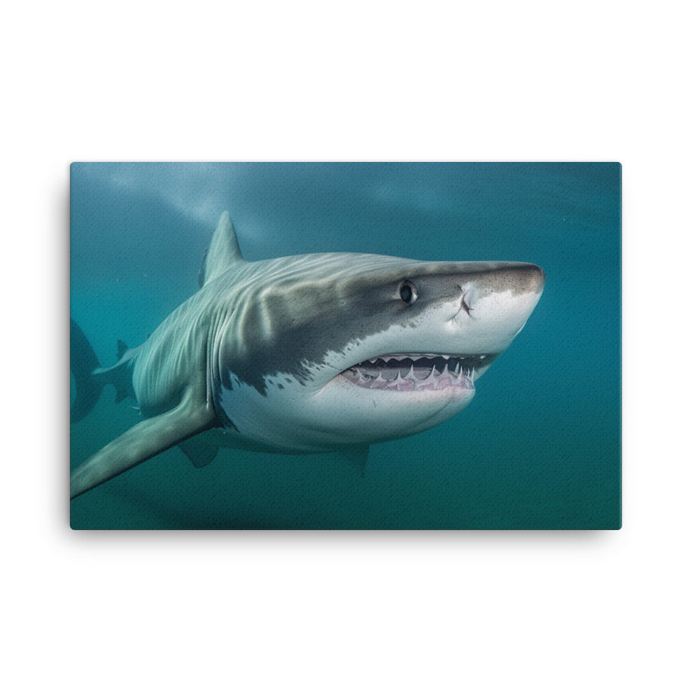 The beauty and power of the Tiger Shark canvas - Posterfy.AI