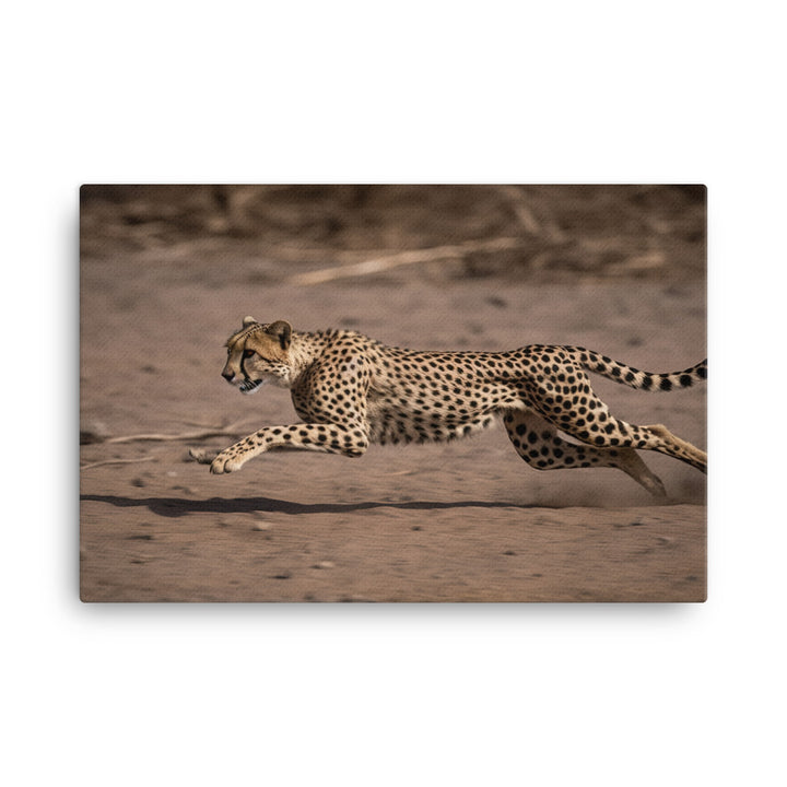 Cheetah in Action canvas - Posterfy.AI