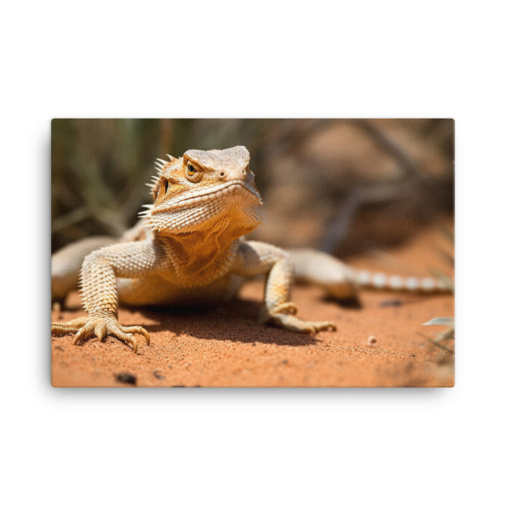 Bearded Dragon in the Wild canvas - Posterfy.AI