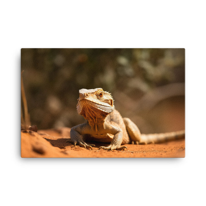 Bearded Dragon in the Wild canvas - Posterfy.AI