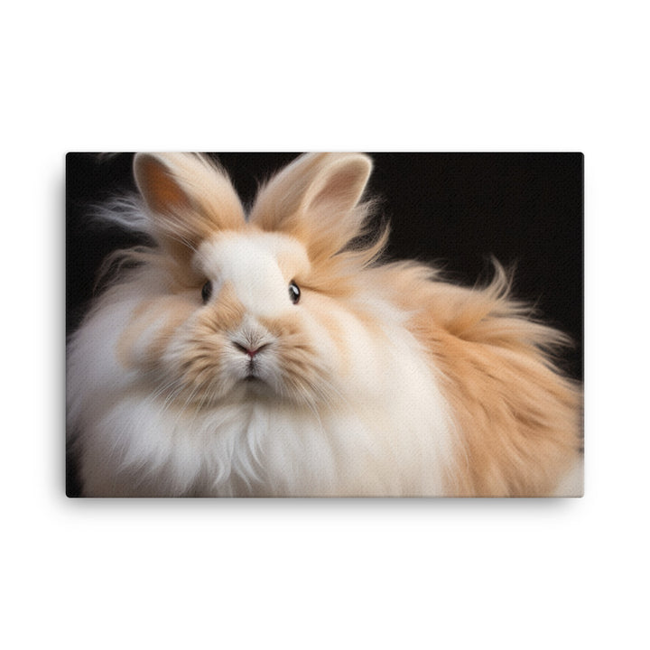 Gorgeous Lionhead Bunny - Fluffy and Majestic canvas - Posterfy.AI