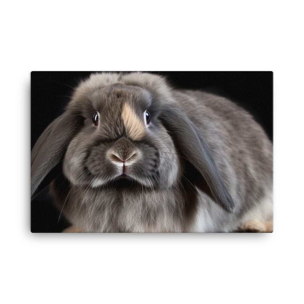 American Fuzzy Lop Portrait canvas - Posterfy.AI