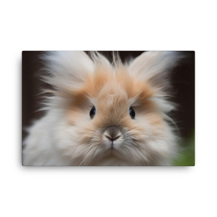 Adorable Lionhead Bunny - Fluffy and Cute canvas - Posterfy.AI