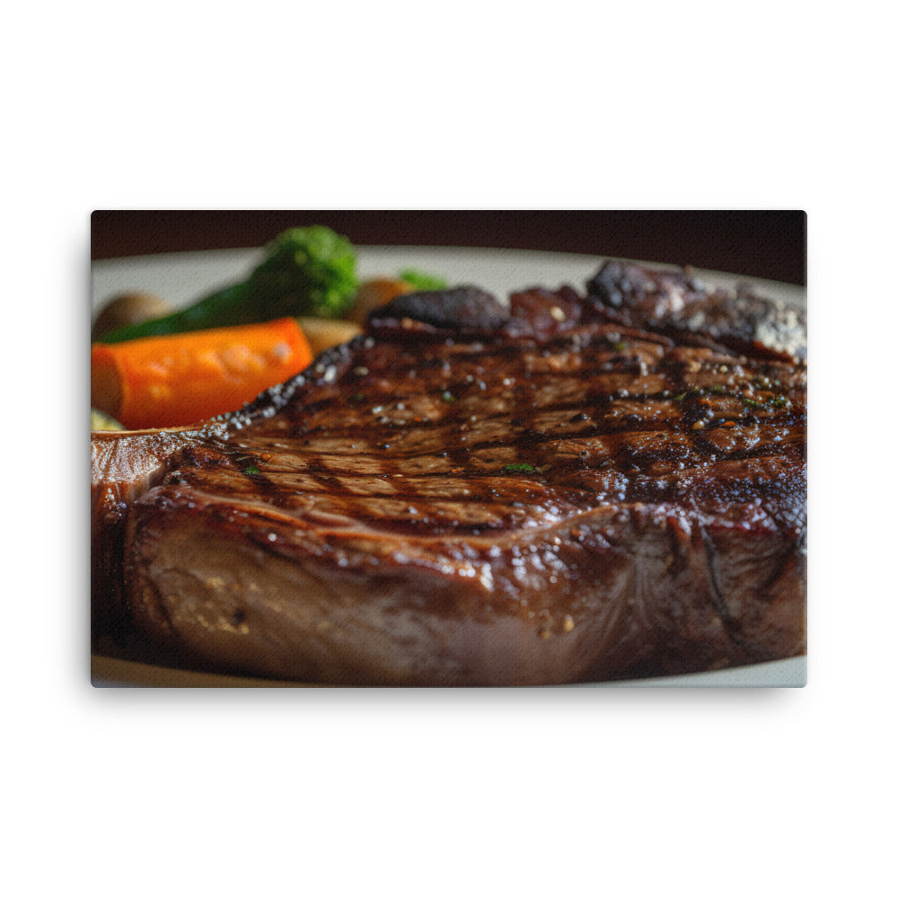 Grilled Ribeye canvas - Posterfy.AI