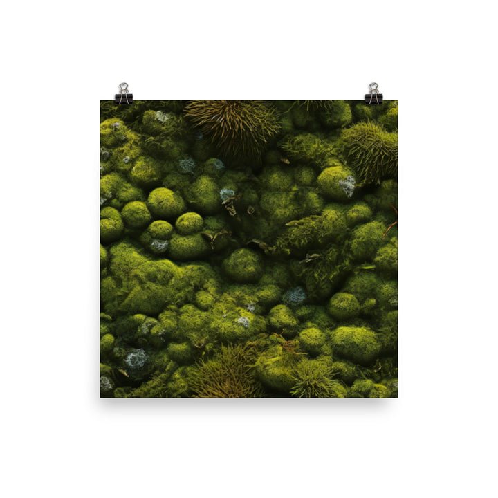 Moss Pattern photo paper poster - Posterfy.AI