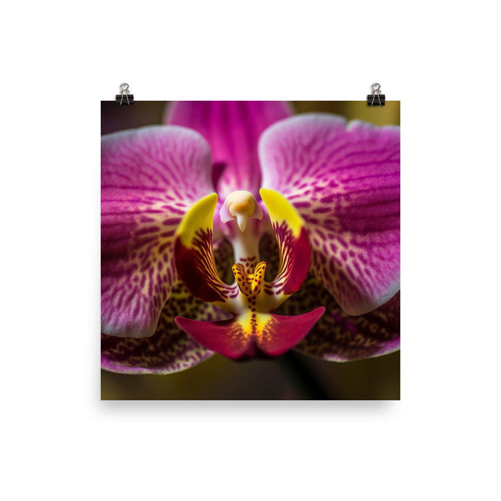 The Elegance of Orchids photo paper poster - Posterfy.AI