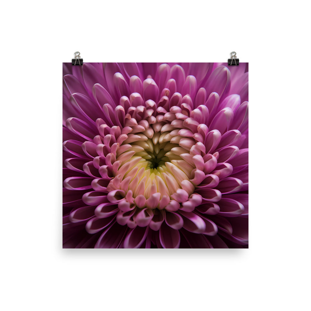 Chrysanthemum Center Stage photo paper poster - Posterfy.AI