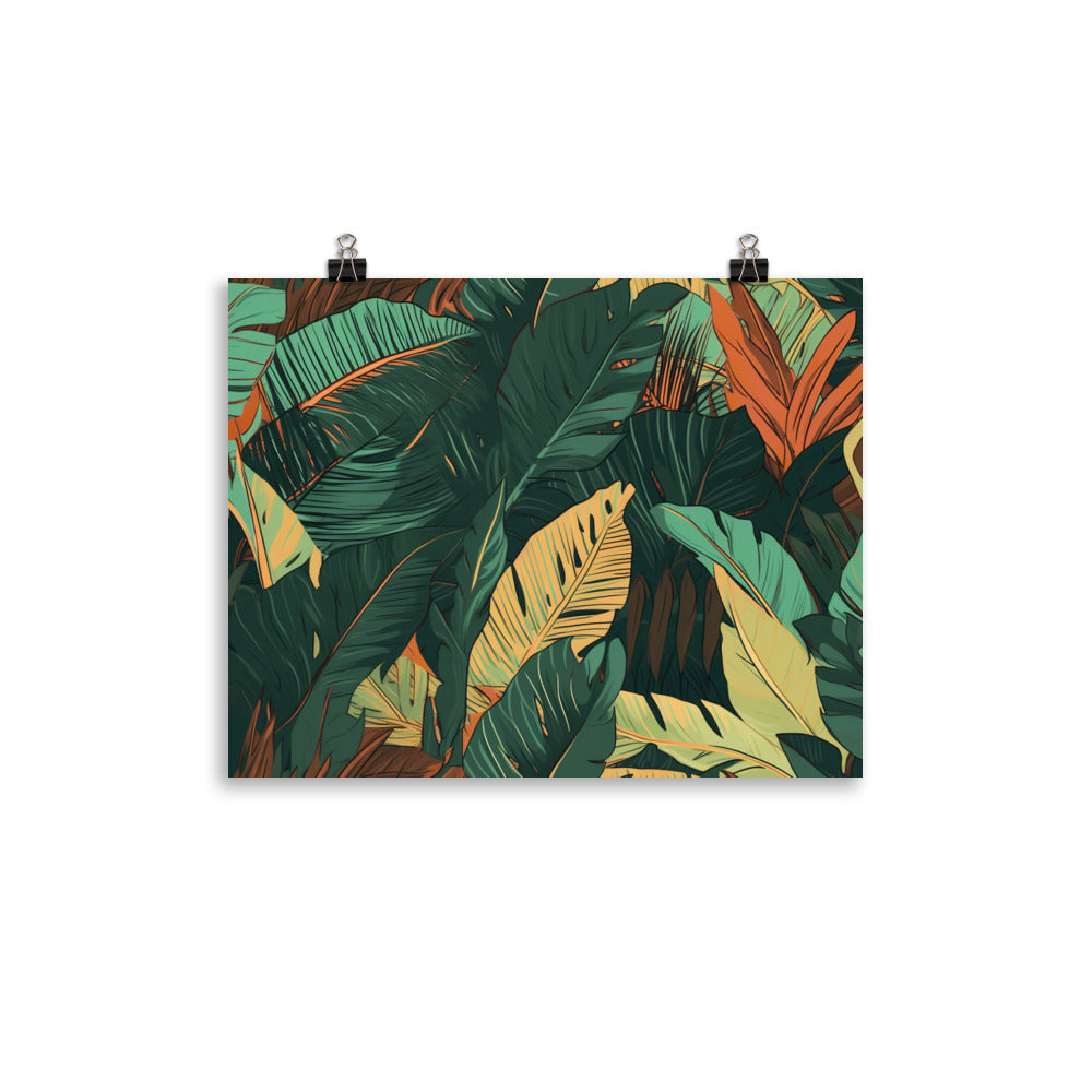 Tropical Pattern photo paper poster - Posterfy.AI