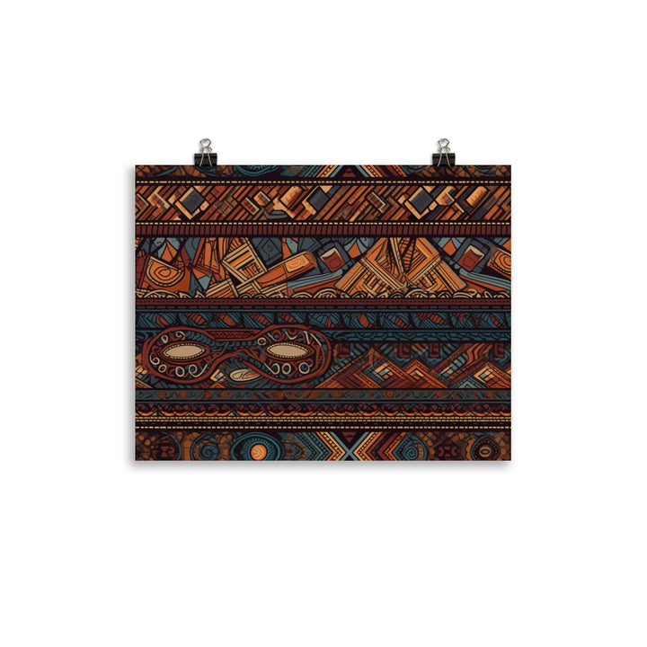 Ethnic Pattern photo paper poster - Posterfy.AI