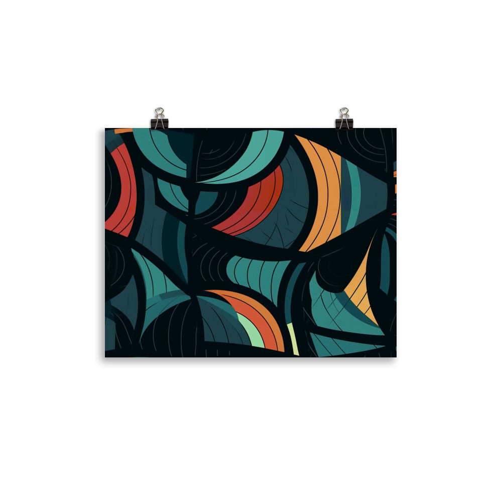 Abstract Pattern photo paper poster - Posterfy.AI